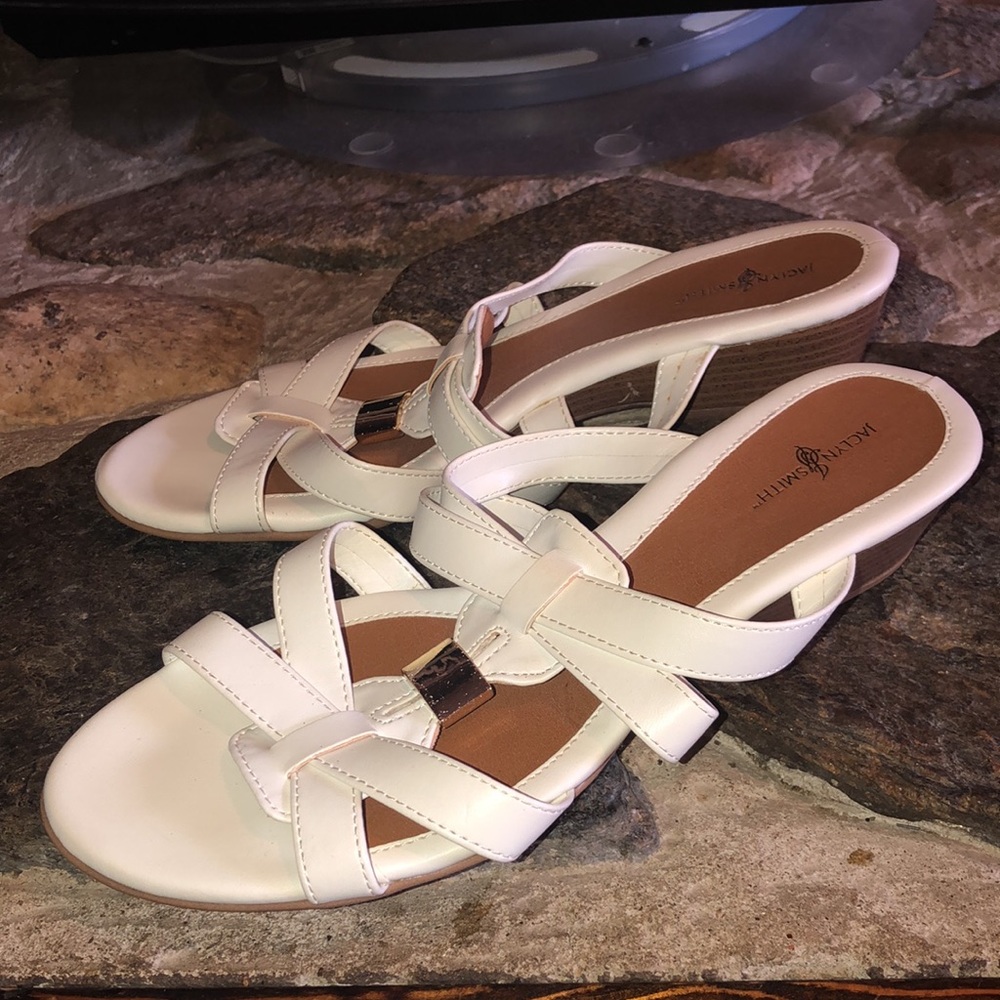 Jaclyn Smith Strappy Mule Sandals - Picture 3 of 6